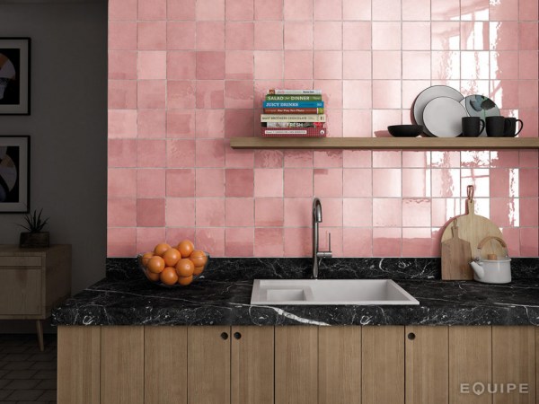 equipe artisan rose mallow 13,2x13,2 cm kitchen